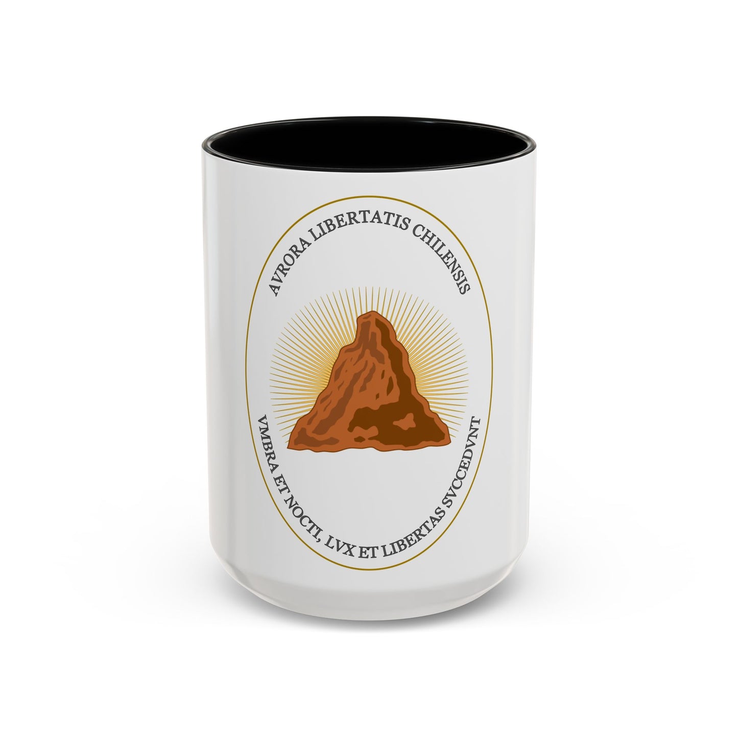 Reverse of the Coat of Arms of Chile (1812-1814) - Accent Coffee Mug