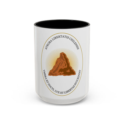 Reverse of the Coat of Arms of Chile (1812-1814) - Accent Coffee Mug