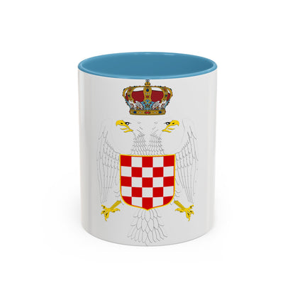 Greater coat of arms of the Banate of Croatia - Accent Coffee Mug