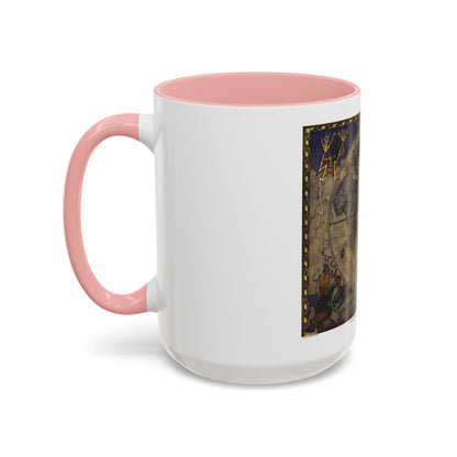 Map of Discovery- Eastern Hemisphere (1928) (Map) Accent Coffee Mug
