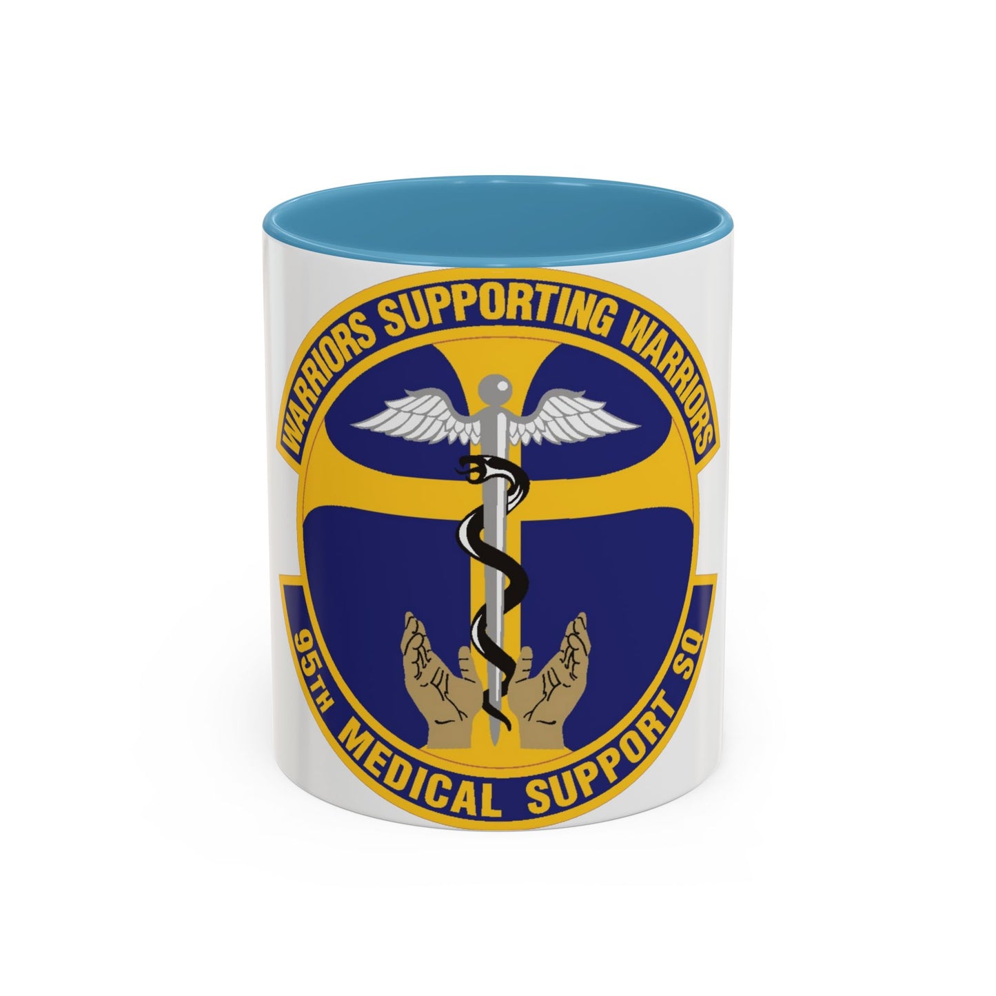 95th Medical Support Squadron (U.S. Air Force) Accent Coffee Mug