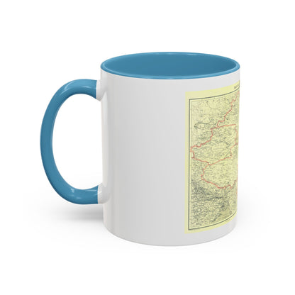 China and its Territories (1912) (Map) Accent Coffee Mug