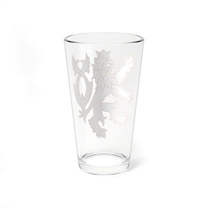Czech State aircraft marking (Czech Republic) (Coat of Arms) Pint Glass 16oz