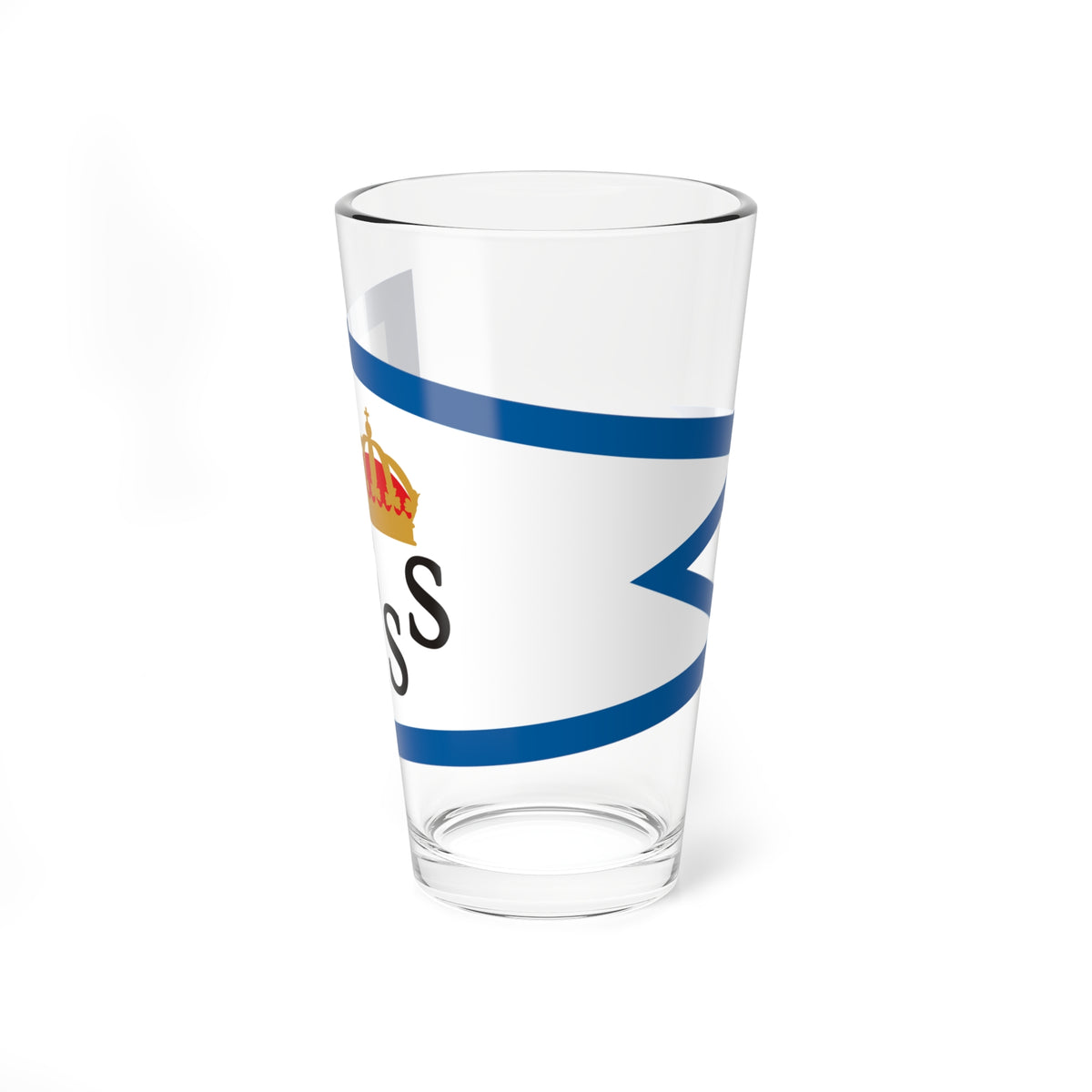 Burgee of KSSS members (Sweden) Pint Glass 16oz