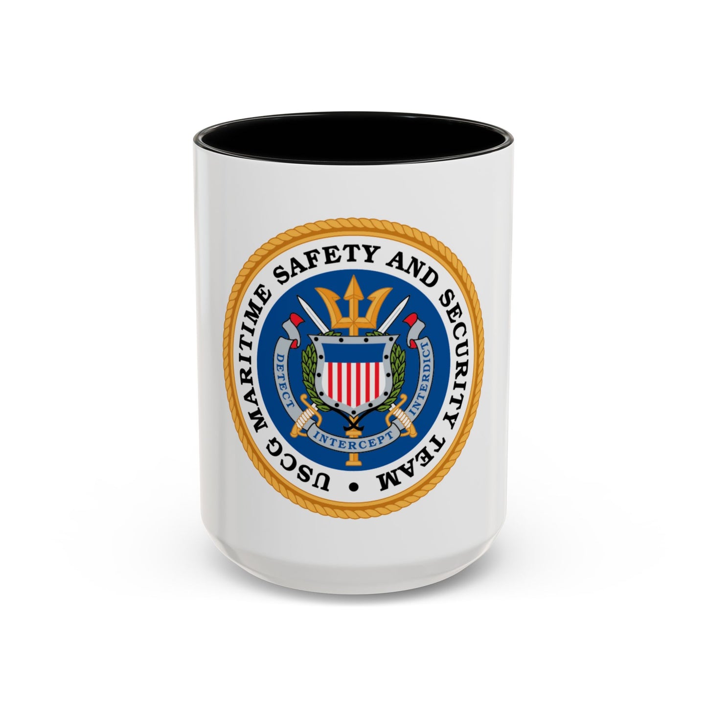 CG Maritime Safety & Security Team (U.S. Coast Guard) Accent Coffee Mug