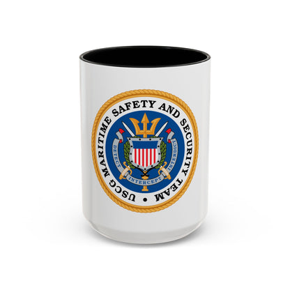CG Maritime Safety & Security Team (U.S. Coast Guard) Accent Coffee Mug