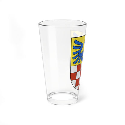 Hettlingen-blazon (Switzerland) (Coat of Arms) Pint Glass 16oz