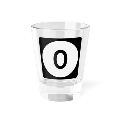 PR tertiary 0 (Puerto Rico) (Road Sign) Shot Glass 1.5oz