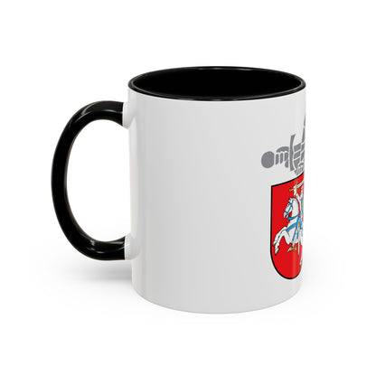 Coat of Arms Ministry of National Defence Lithuania - Accent Coffee Mug
