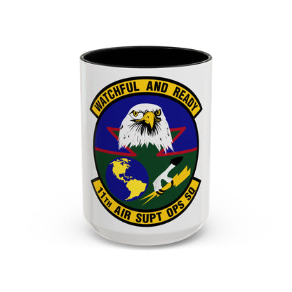 11 Air Support Operations Squadron ACC (U.S. Air Force) Accent Coffee Mug