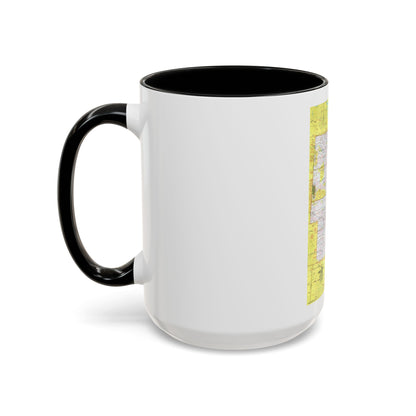 USA - North Central States 1 (1974) (Map) Accent Coffee Mug