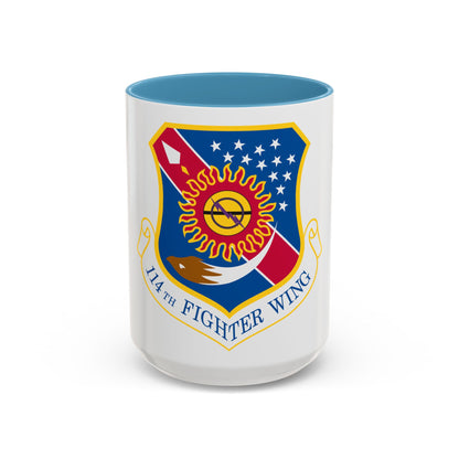 114th Fighter Wing (U.S. Air Force) Accent Coffee Mug