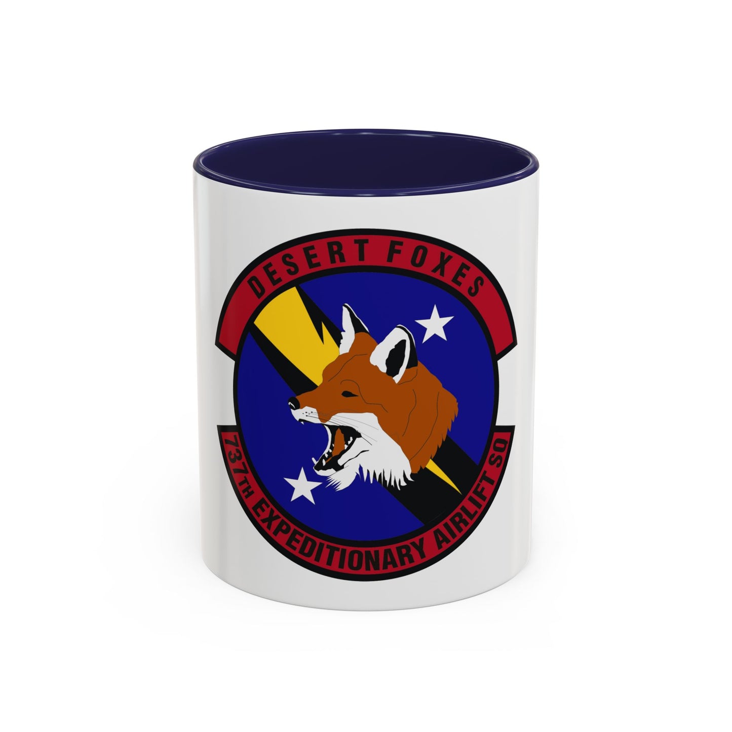737th Expeditionary Airlift Squadron (U.S. Air Force) Accent Coffee Mug