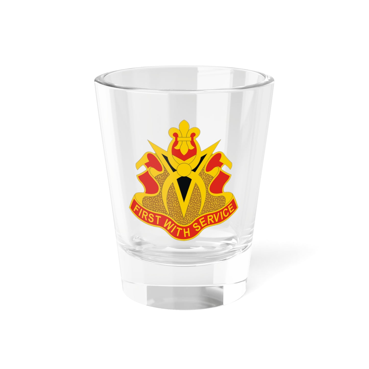 Verre à liqueur du 589e bataillon de soutien de la brigade (armée américaine) 1,5 oz