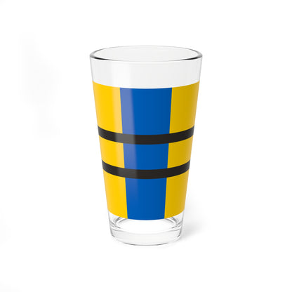 Flag of Toreboda (Sweden) Pint Glass 16oz