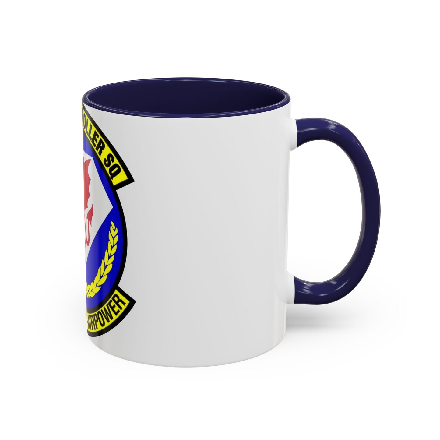 100 Comptroller Squadron USAFE (U.S. Air Force) Accent Coffee Mug