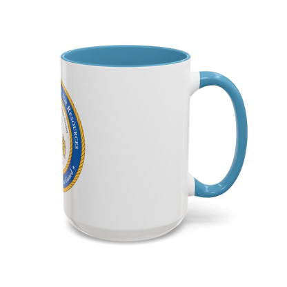 USCG Asst Commandant for Resources (U.S. Coast Guard) Accent Coffee Mug