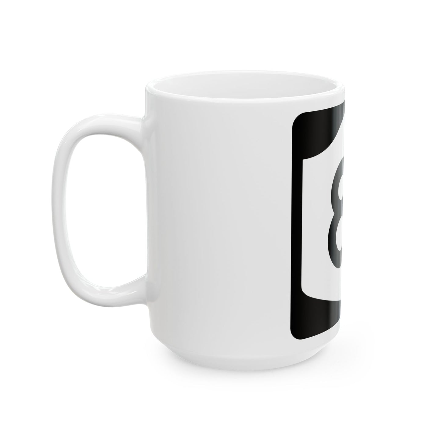 NY-81 (New York) (Road Sign) White Coffee Mug