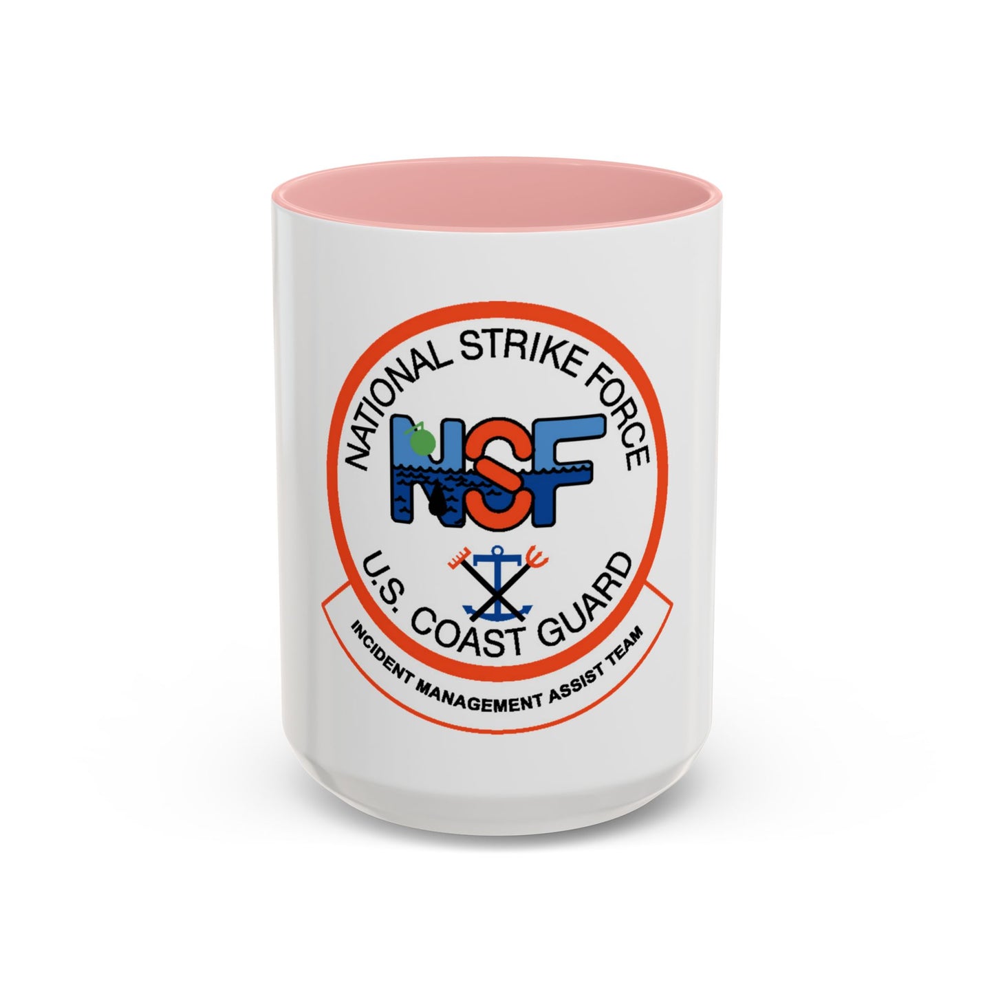 USCG NSF Incident Management Assist Team (U.S. Coast Guard) Accent Coffee Mug