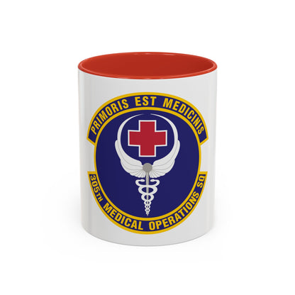 305th Medical Operations Squadron (U.S. Air Force) Accent Coffee Mug
