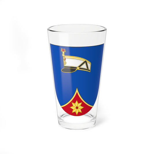 Spanish Army Uniformology Course and Graduates Emblem (Spain) (Coat of Arms) Pint Glass 16oz