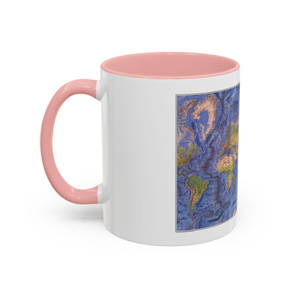 World Ocean Floor (1981) (Map) Accent Coffee Mug