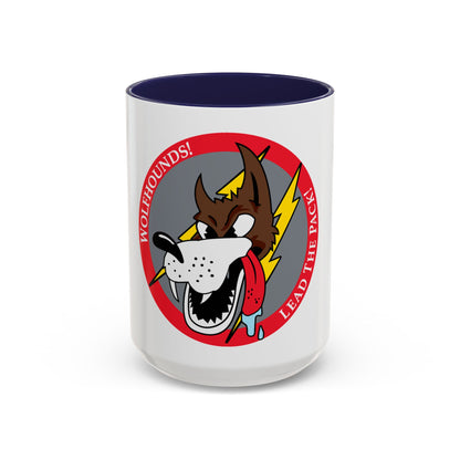 Red Wolfhound Patch (U.S. Air Force) Accent Coffee Mug
