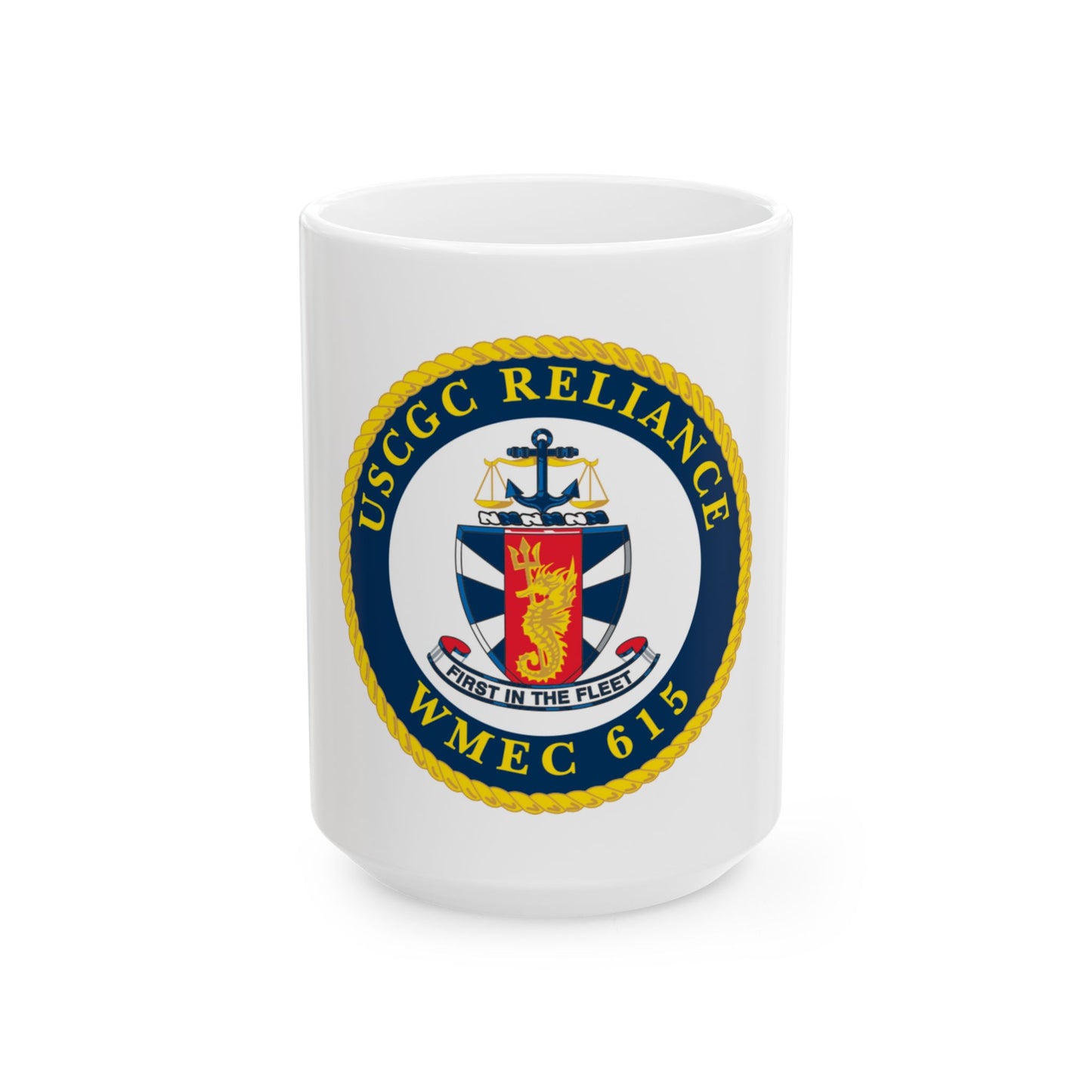 USCGC Reliance   Glassware (U.S. Coast Guard) White Coffee Mug