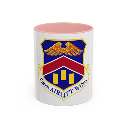 439th Airlift Wing (U.S. Air Force) Accent Coffee Mug