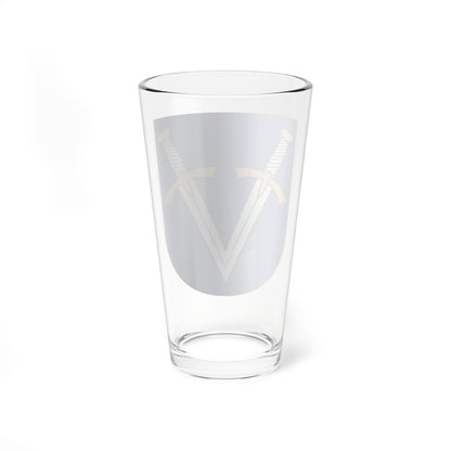 Vandžiogalos herbas (Lithuania) (Coat of Arms) Pint Glass 16oz