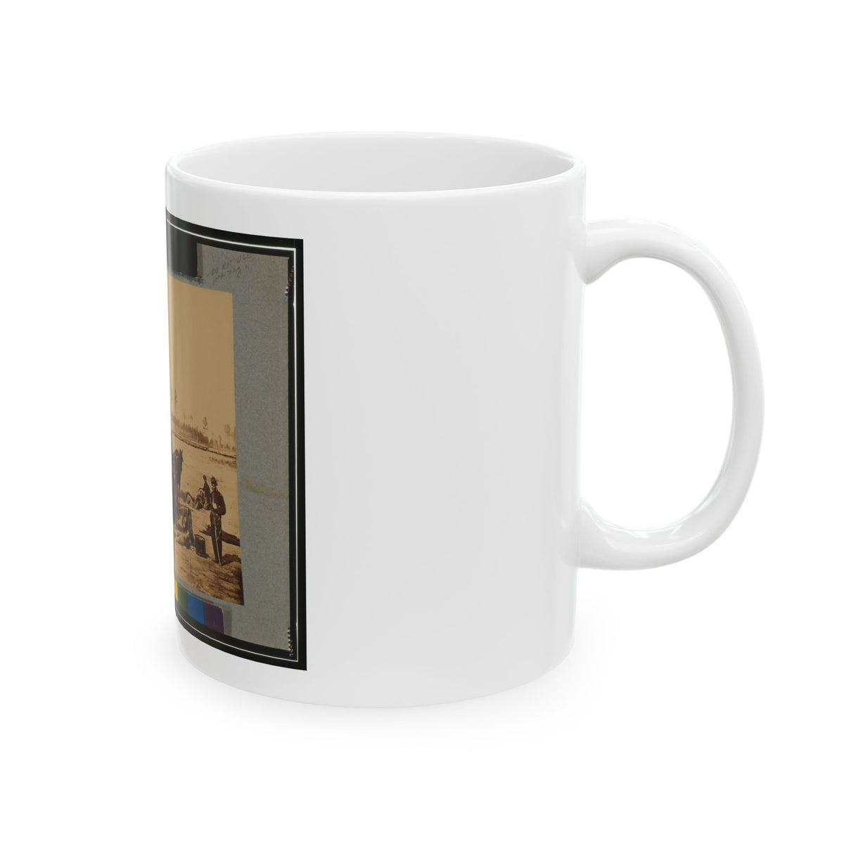 Ambulance Drill At Headquarters Army Of Potomac, Near Brandy Station, Va., March, 1864 (U.S. Civil War) White Coffee Mug