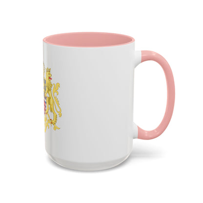 Middle coat of arms of the Grand Duke of Luxembourg (2000) - Accent Coffee Mug