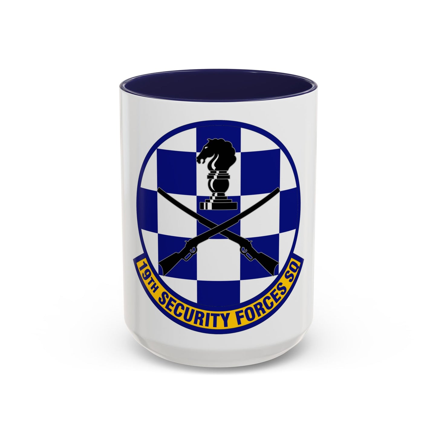 19 Security Forces Squadron AMC (U.S. Air Force) Accent Coffee Mug