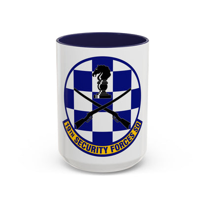 19 Security Forces Squadron AMC (U.S. Air Force) Accent Coffee Mug