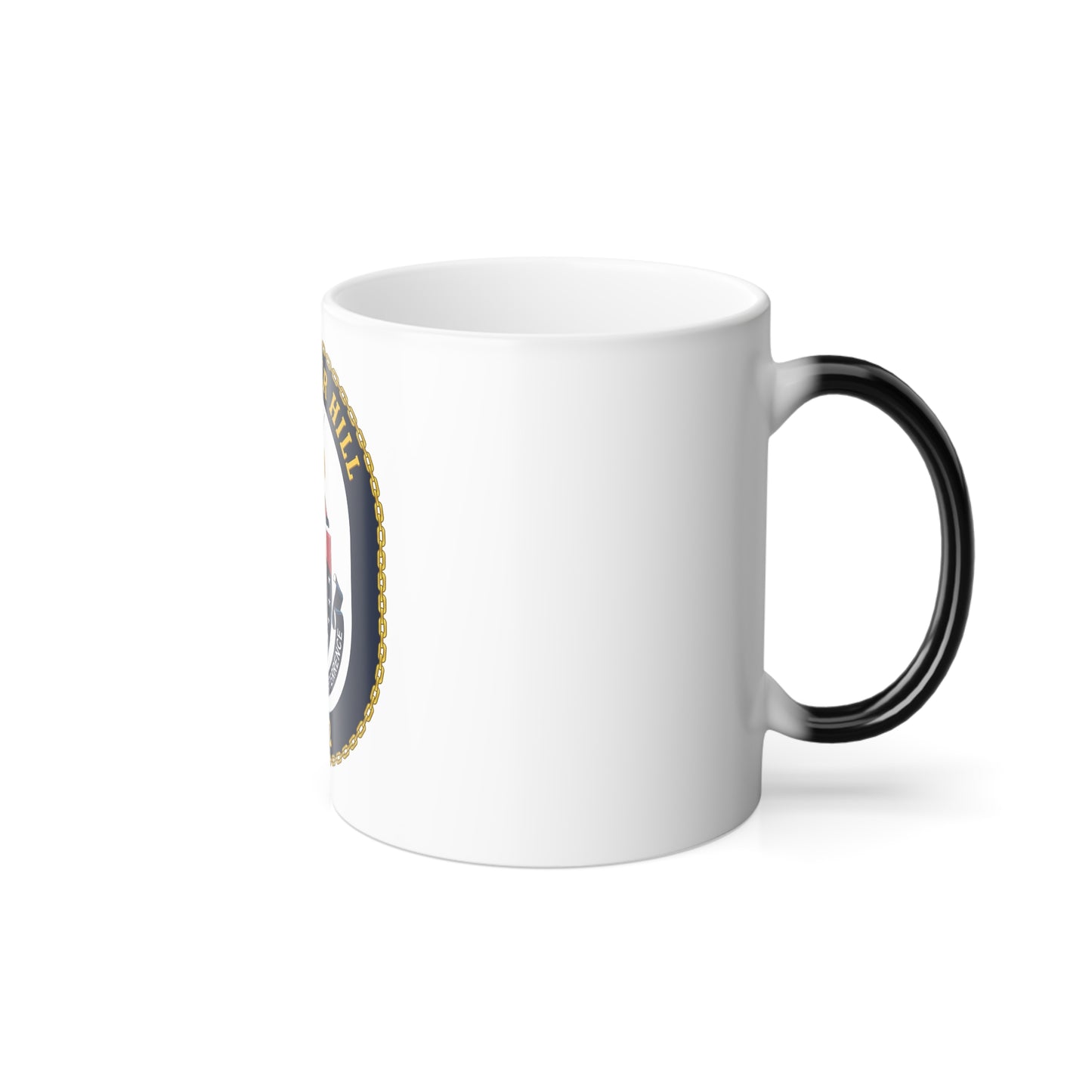 USS Bunker Hill CG 52 Crest (U.S. Navy) Color Changing Mug 11oz