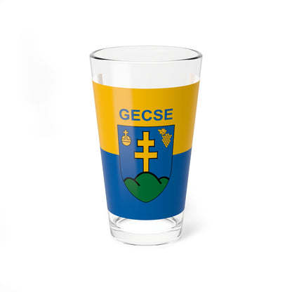 Flag of Gecse (Hungary) Pint Glass 16oz