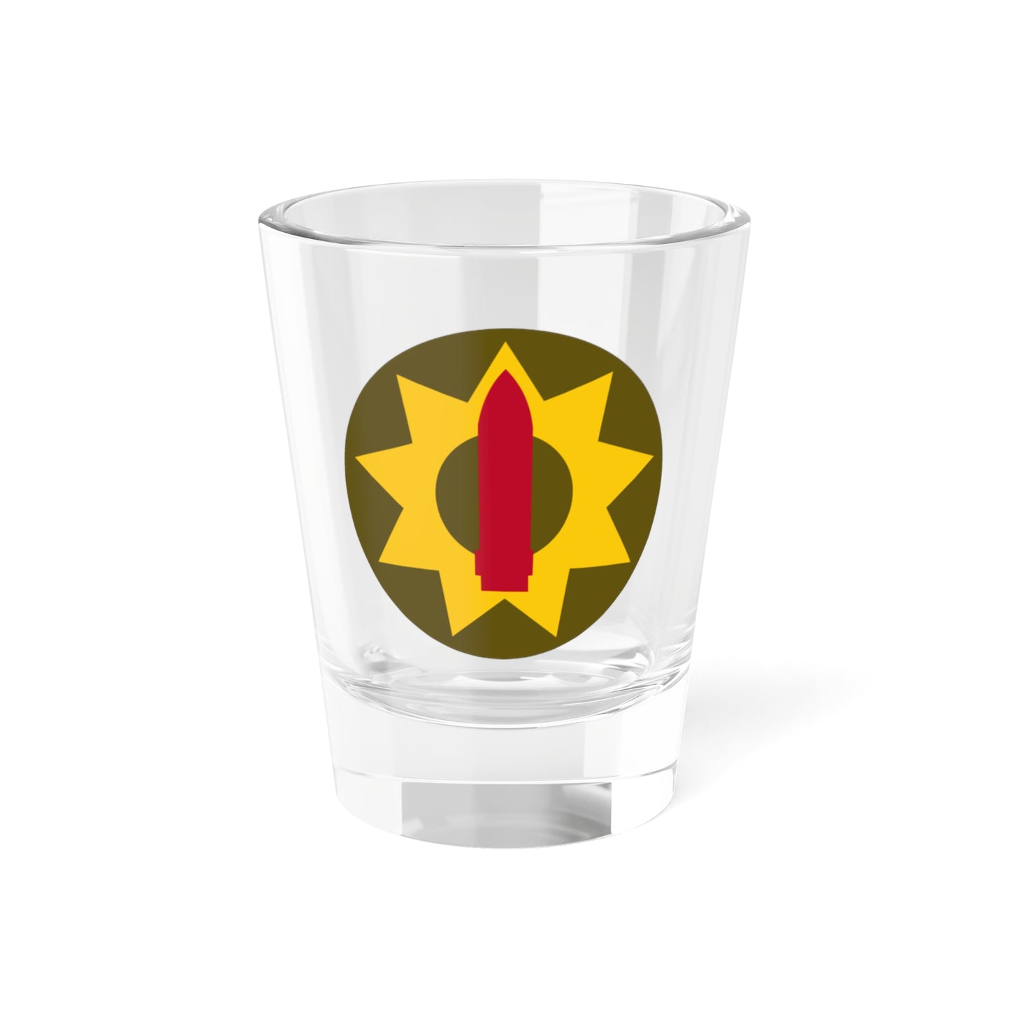 Pacific Coastal Frontier (U.S. Army) Shot Glass 1.5oz