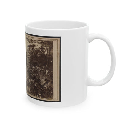 Three Unidentified Soldiers At Point Lookout, Tennessee (U.S. Civil War) White Coffee Mug