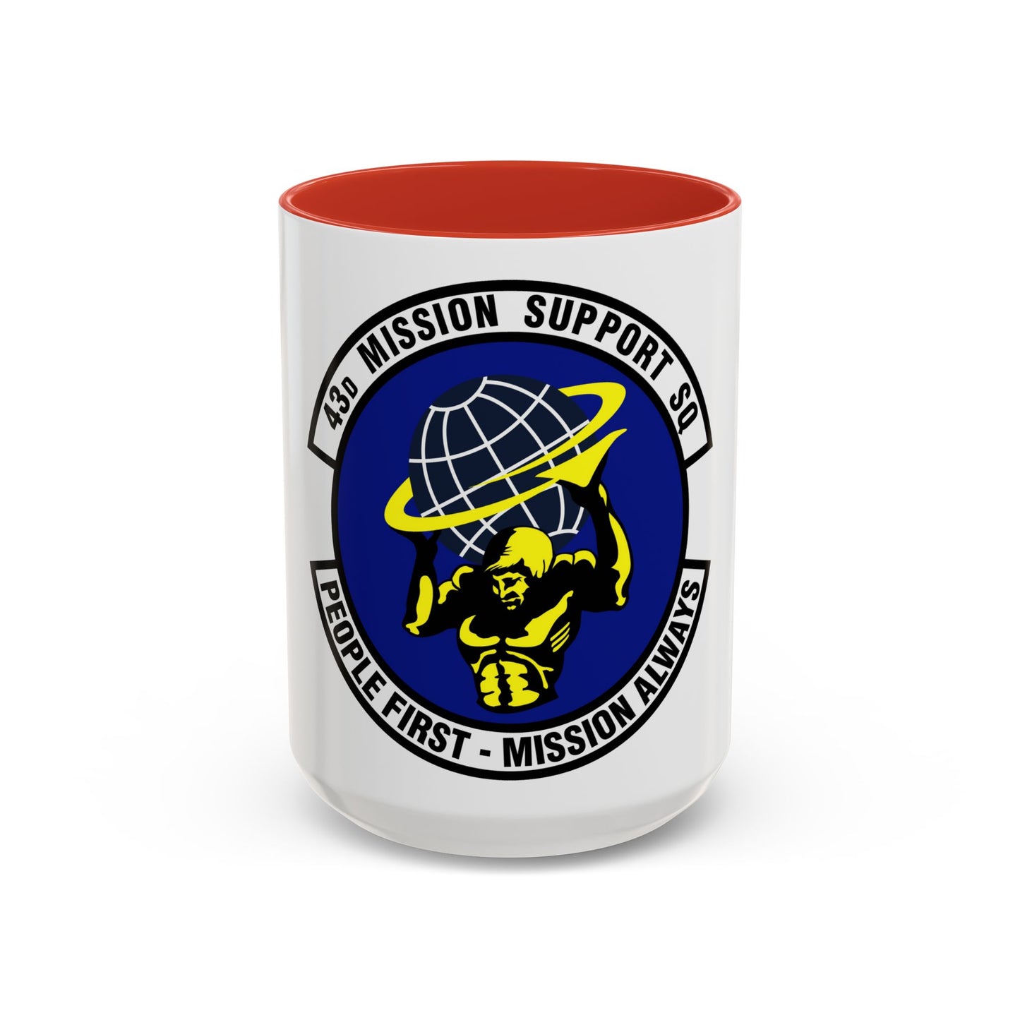 43d Mission Support Squadron (U.S. Air Force) Accent Coffee Mug