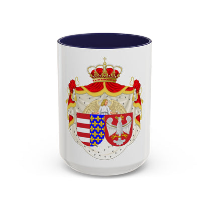 Coat of arms of Jadwiga of Poland - Accent Coffee Mug