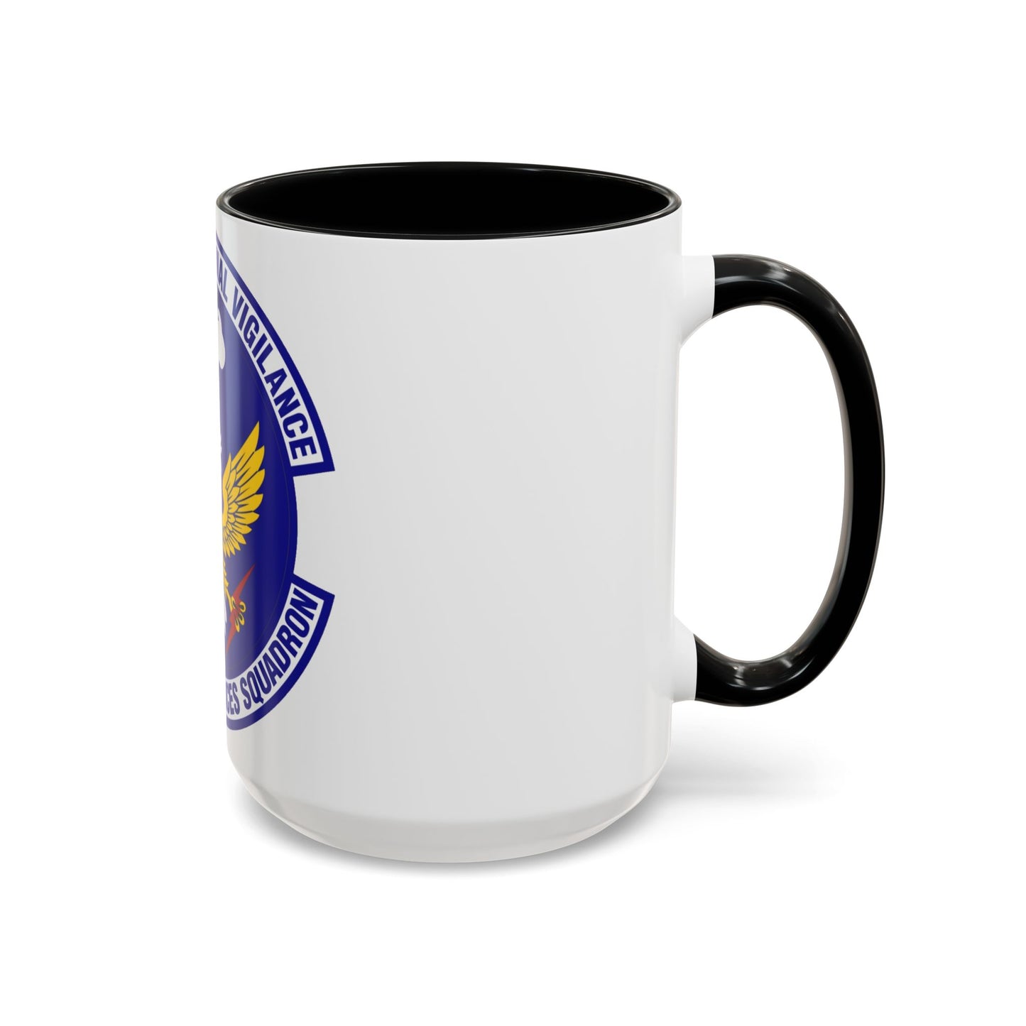 86 Security Forces Squadron USAFE (U.S. Air Force) Accent Coffee Mug