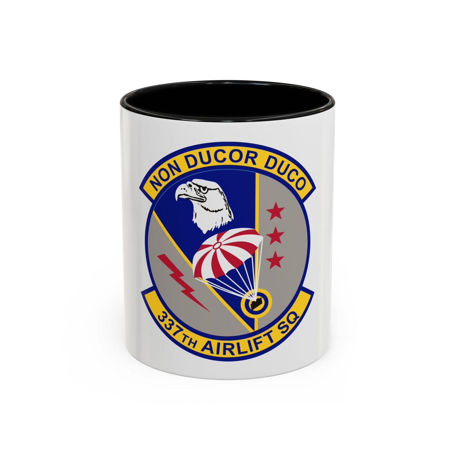 337th Airlift Squadron (U.S. Air Force) Accent Coffee Mug