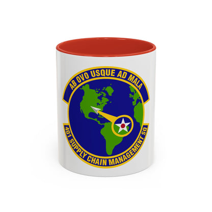 401st Supply Chain Management Squadron (U.S. Air Force) Accent Coffee Mug