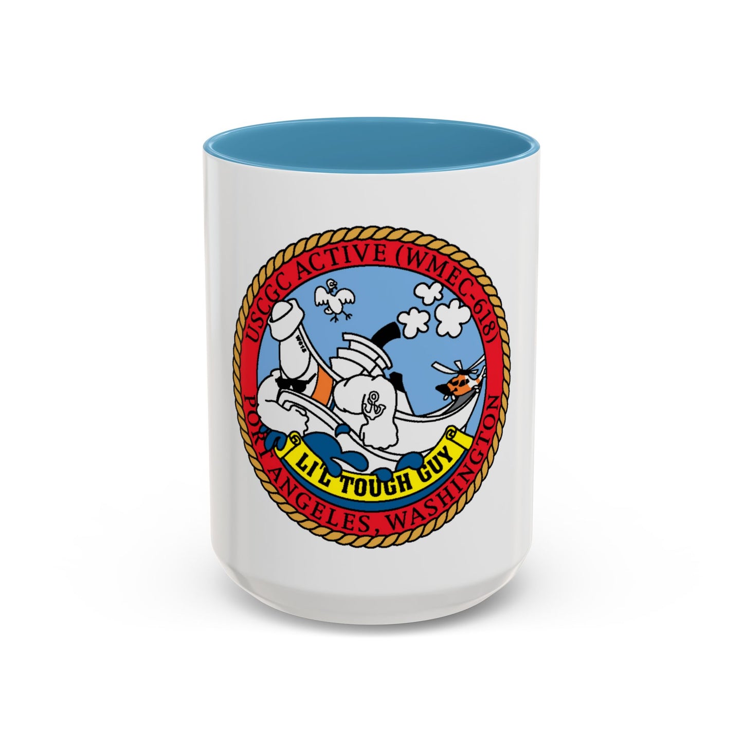 USCGC Active WMEC 618 Little Tough Guy (U.S. Coast Guard) Accent Coffee Mug
