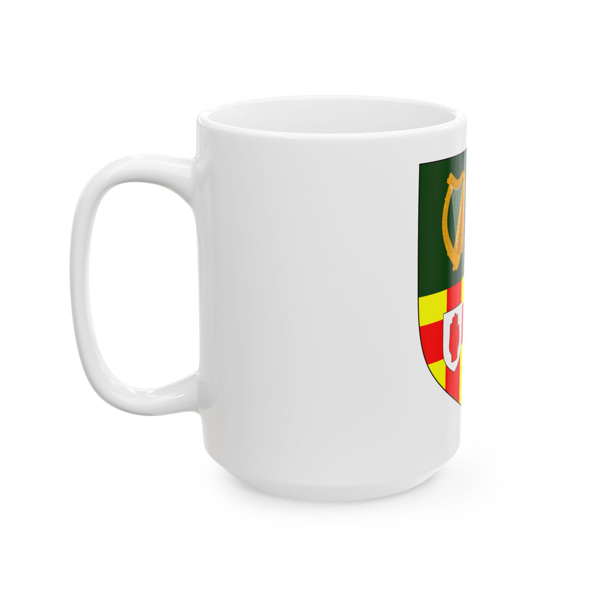 Provincial Arms of Ireland - White Coffee Mug