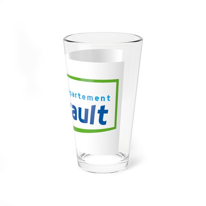 Flag of the Department of Herault (France) Pint Glass 16oz