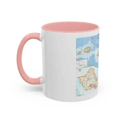 USA - Hawaii (1960) (Map) Accent Coffee Mug