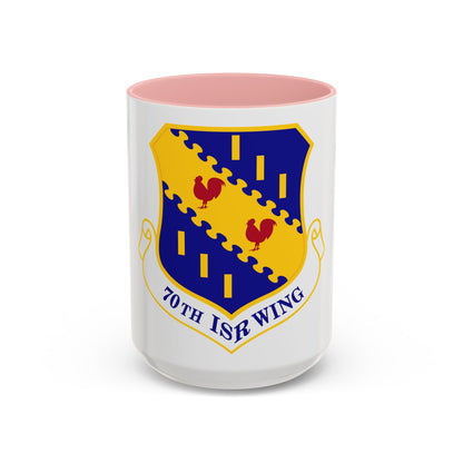 70th Intelligence Surveillance and Reconnaissance Wing (U.S. Air Force) Accent Coffee Mug