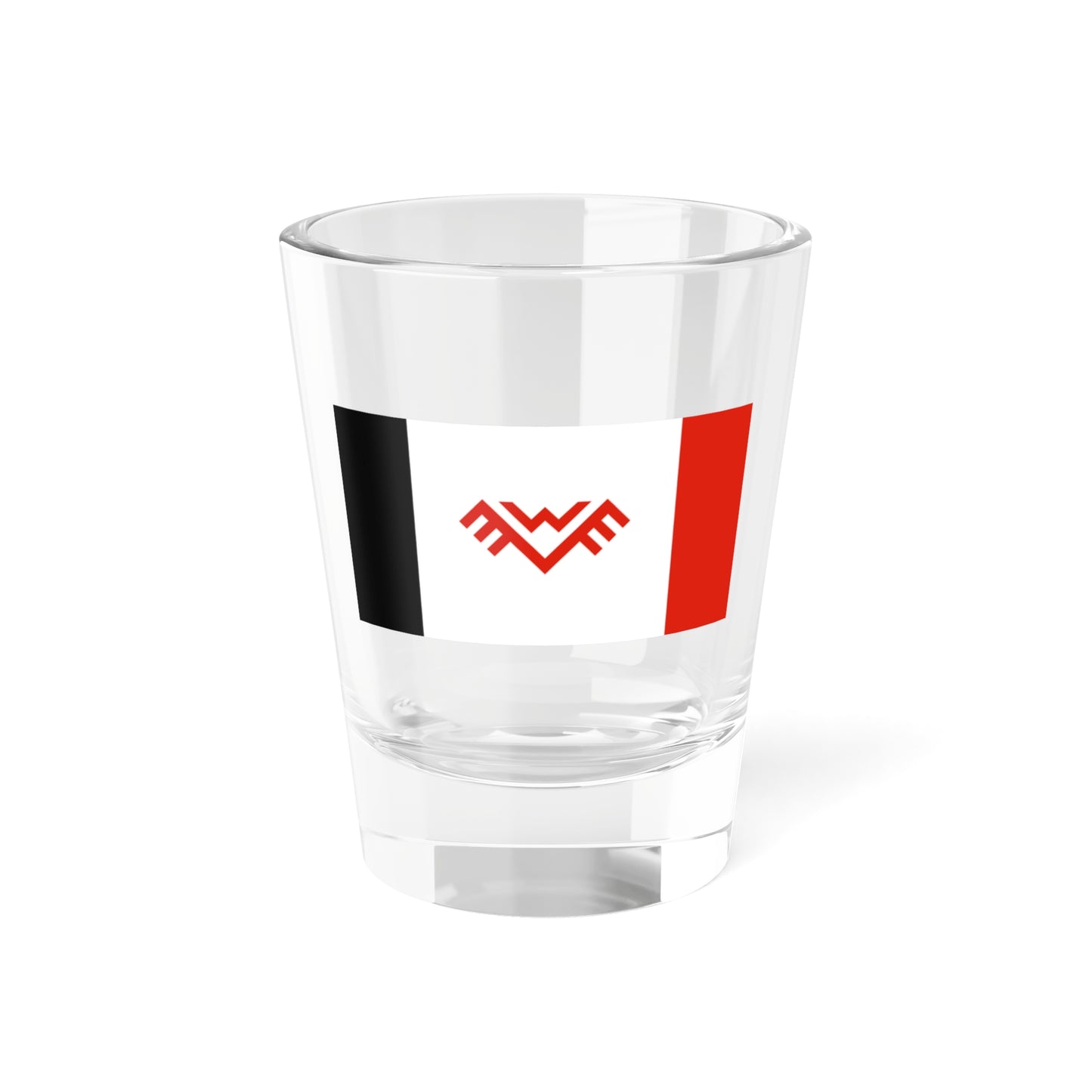 Udmurt national movement flag 3 (Russia) Shot Glass 1.5oz