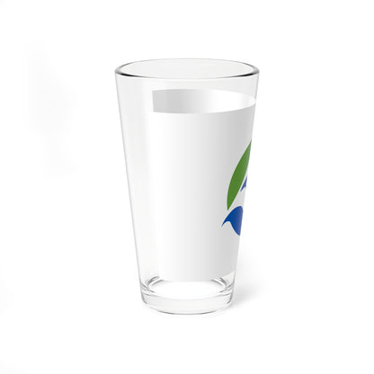Flag of Fujikawa Yamanashi (Japan) Pint Glass 16oz